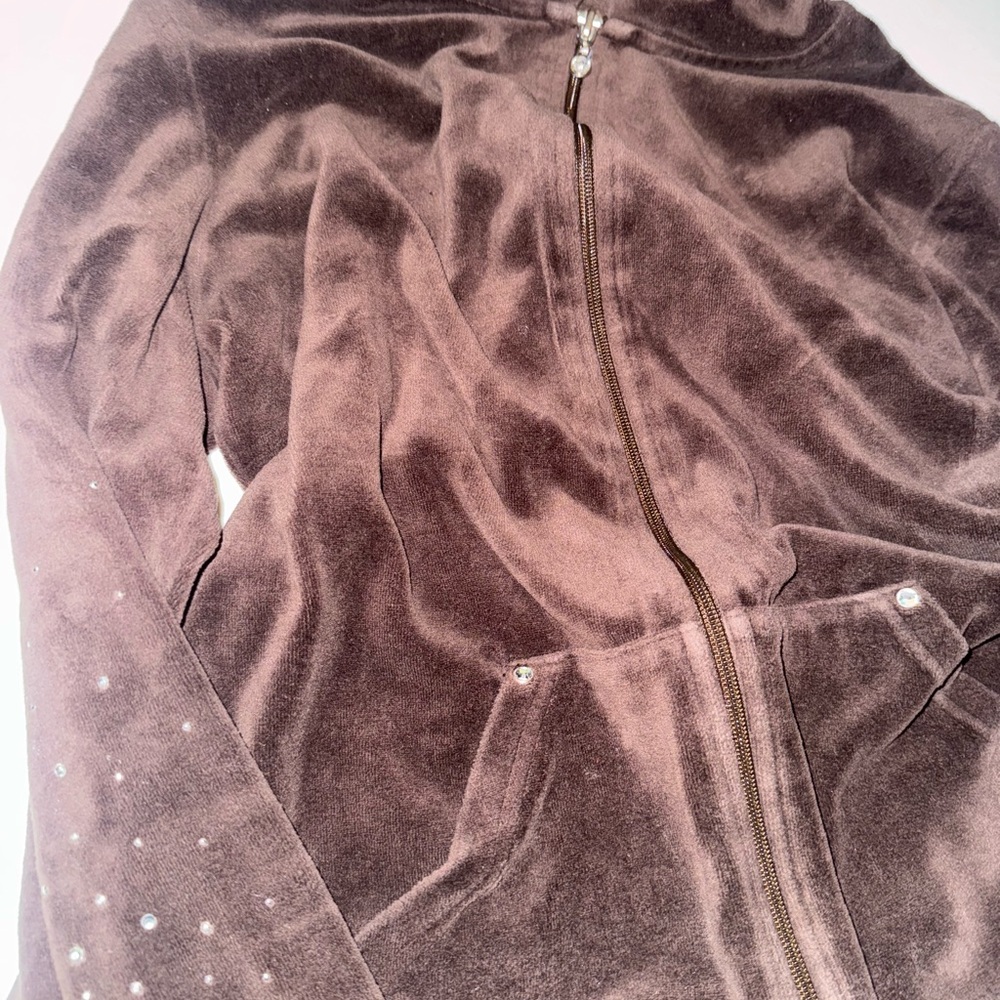 Women's Brown Velvet Jacket